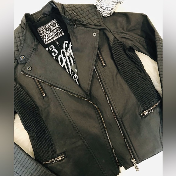 Affliction-Power Move Women's Moto Jacket